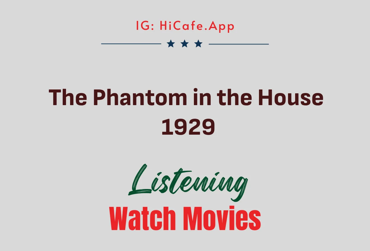 The Phantom in the House 1929