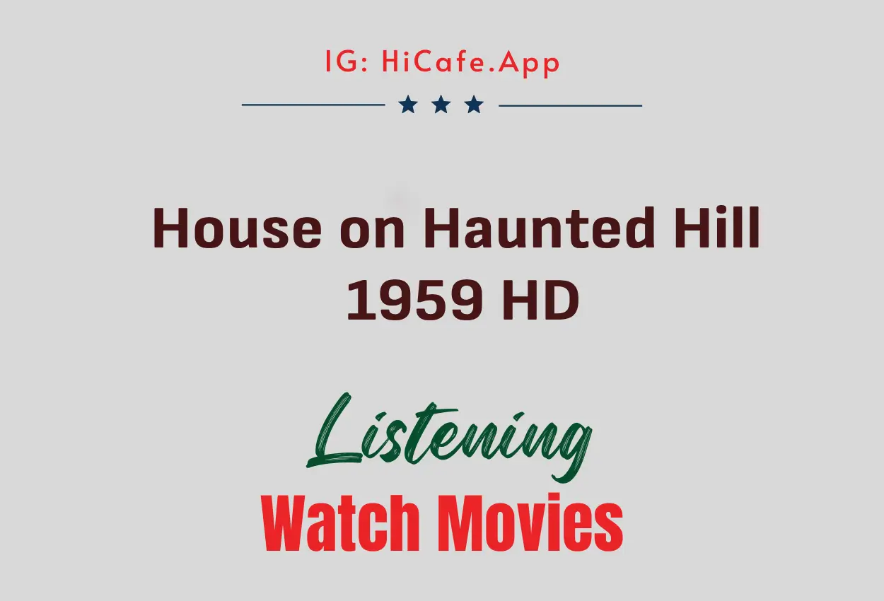 House on Haunted Hill 1959