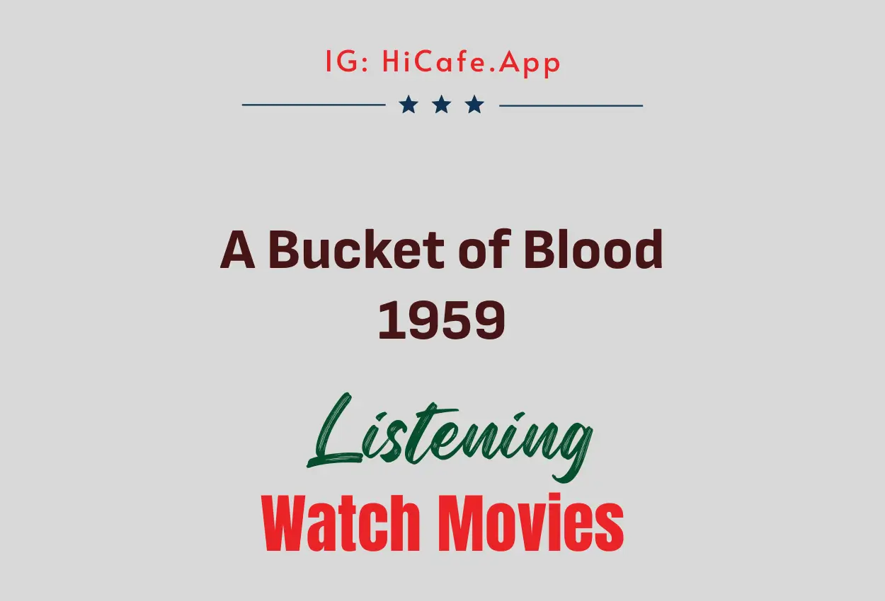 A Bucket of Blood 1959
