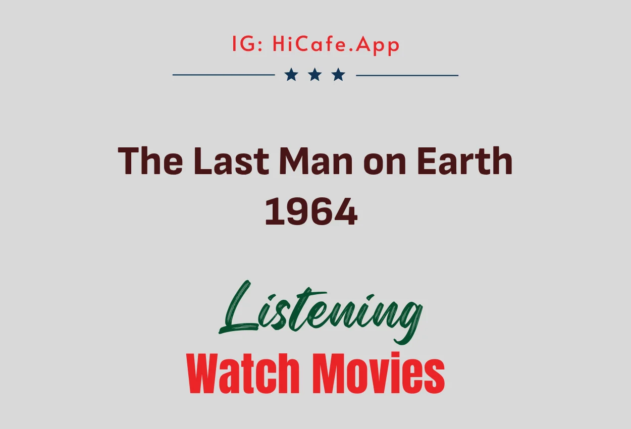 The Last Man on Earth 1964