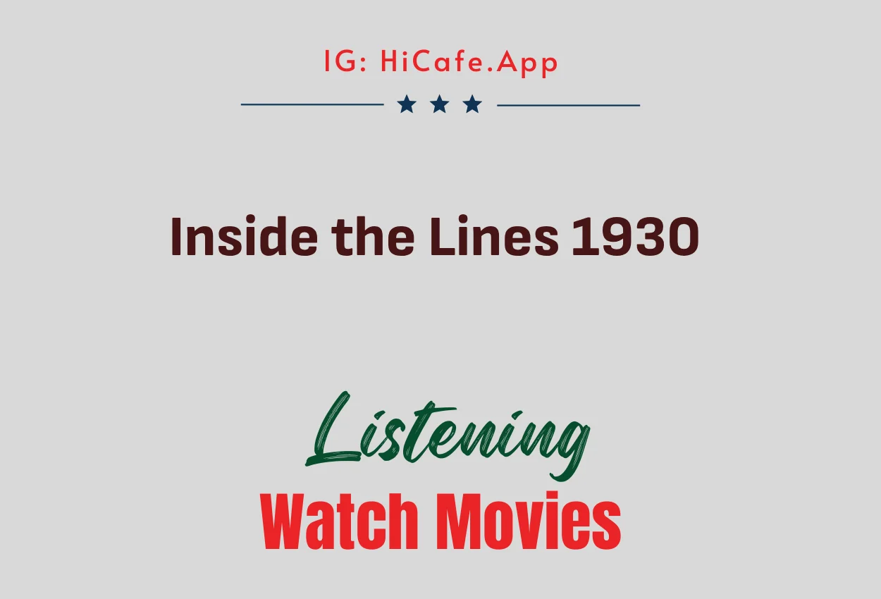 Inside the Lines 1930