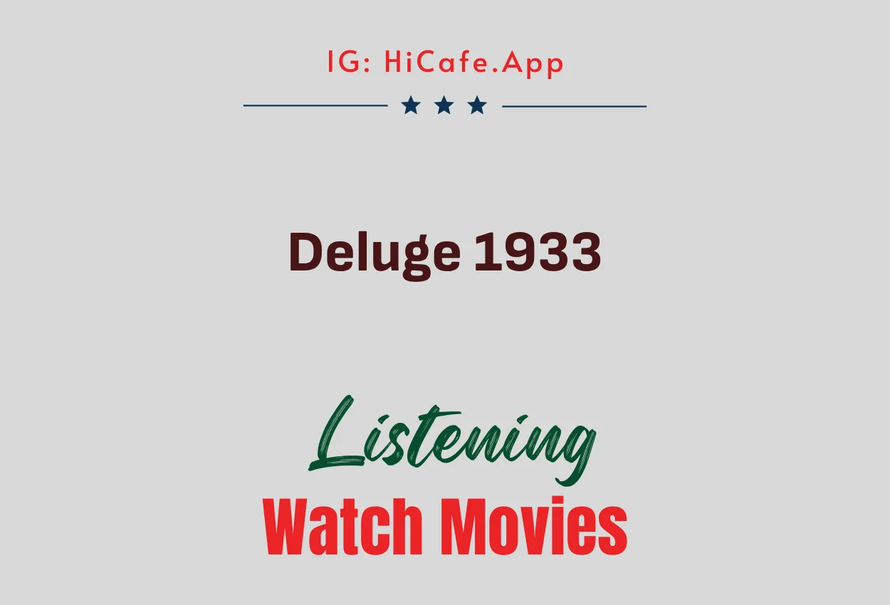 Deluge 1933