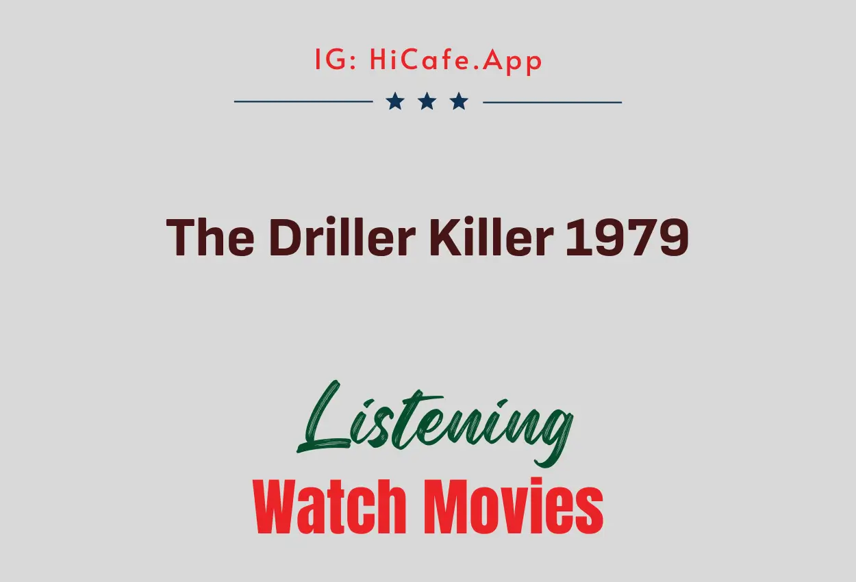The Driller Killer 1979