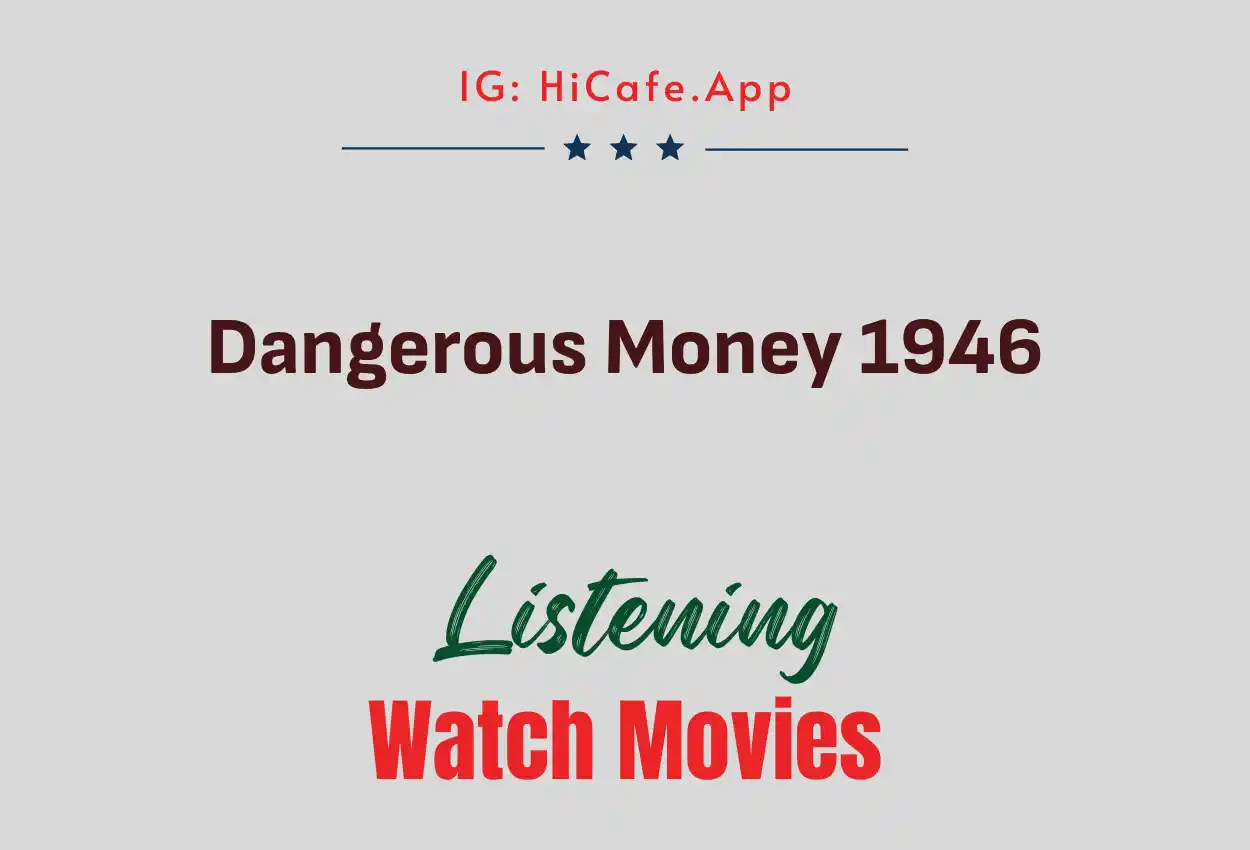 Dangerous Money 1946