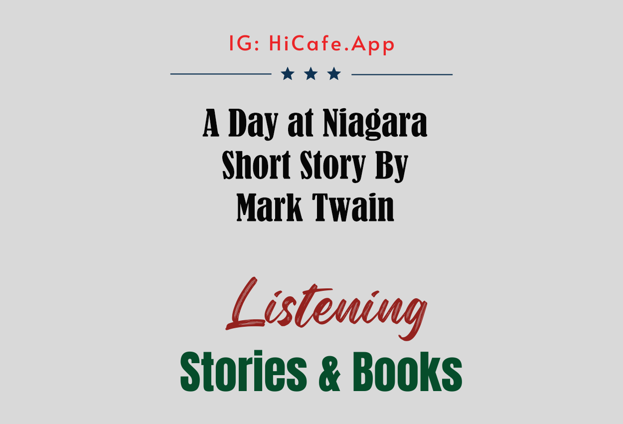 A Day at Niagara by Mark Twain