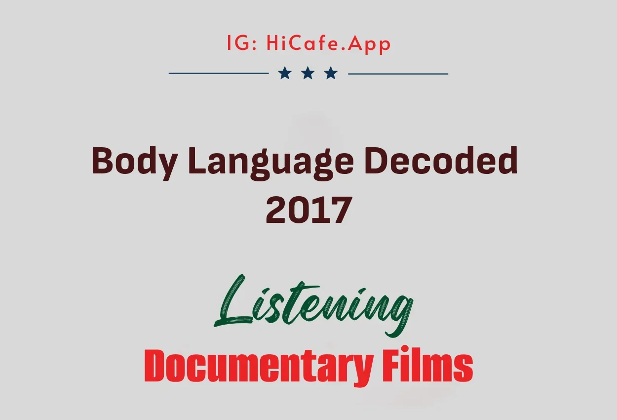 Body Language Decoded 2017