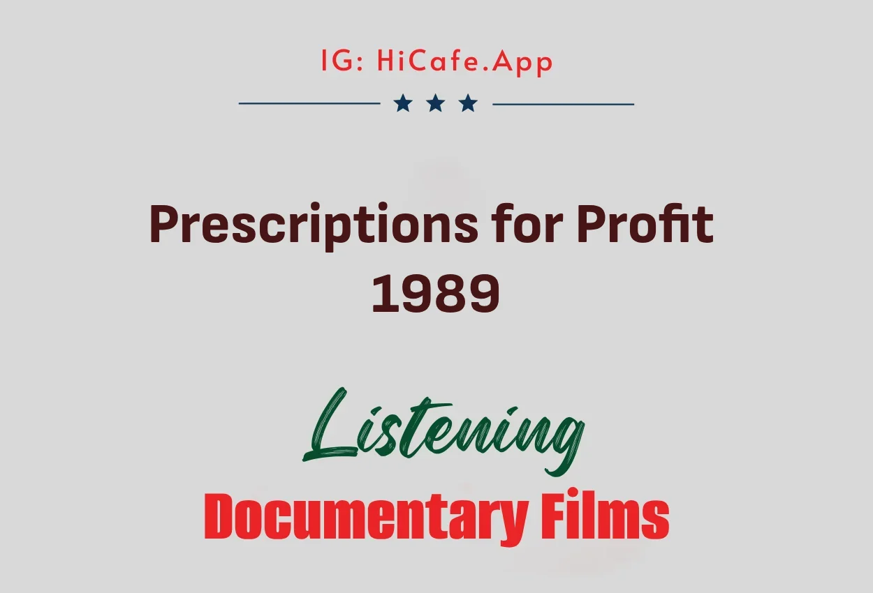 Prescriptions for Profit 1989