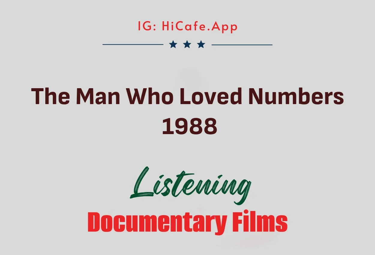 The Man Who Loved Numbers 1988