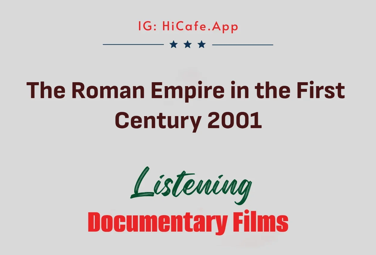 The Roman Empire in the First Century 2001