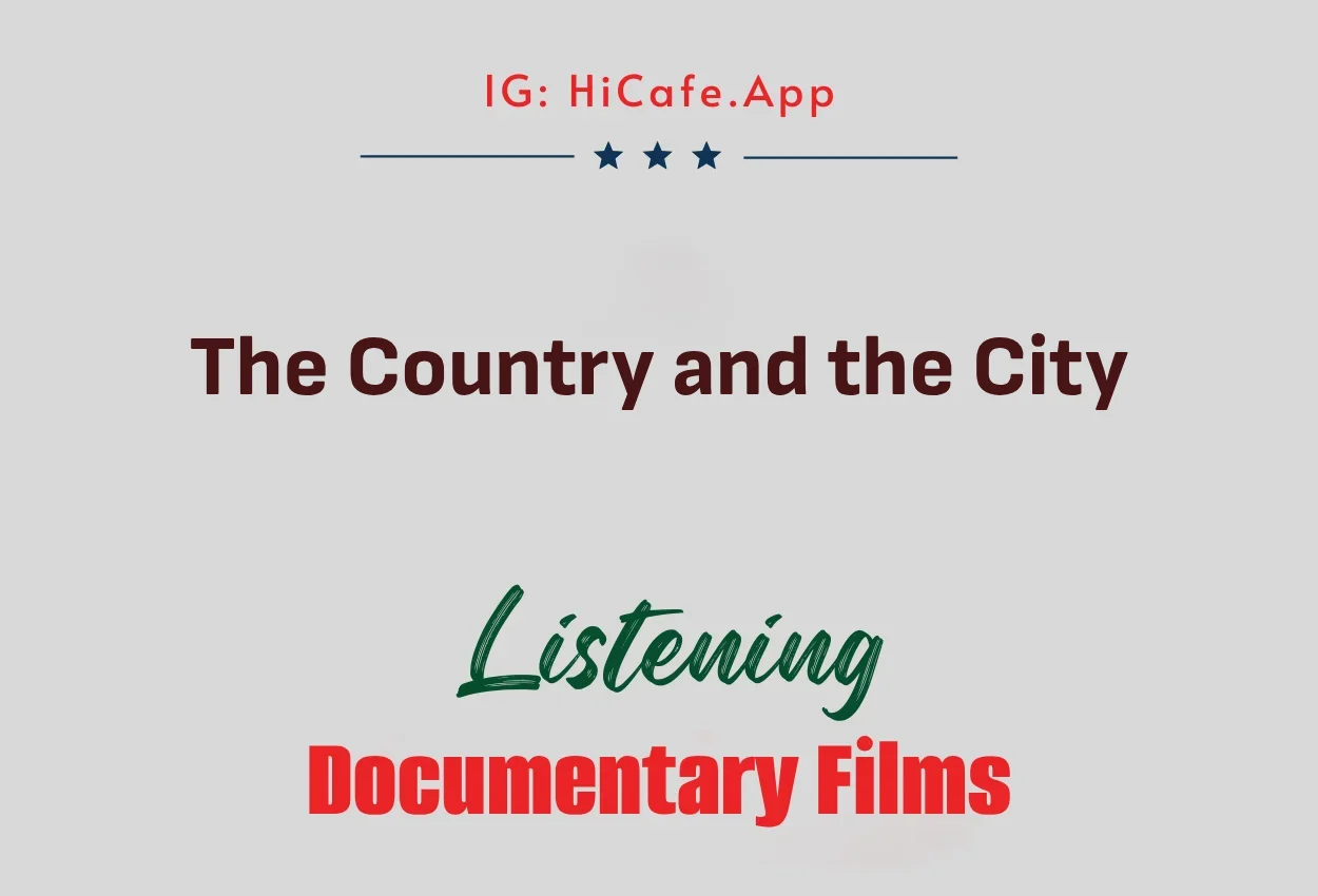 The Country and the City