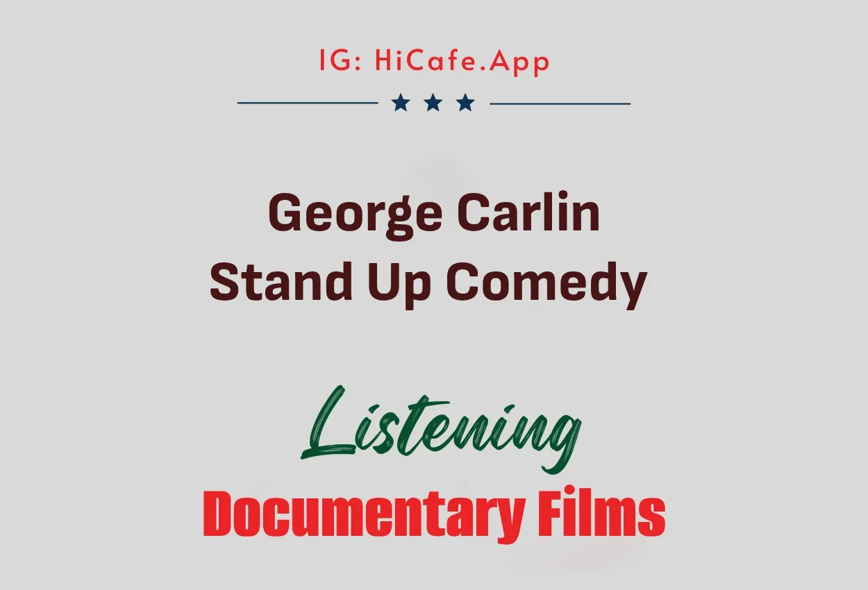 George Carlin Stand Up Comedy