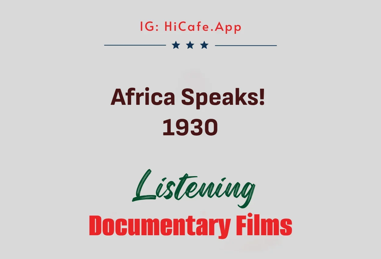 Africa Speaks! 1930