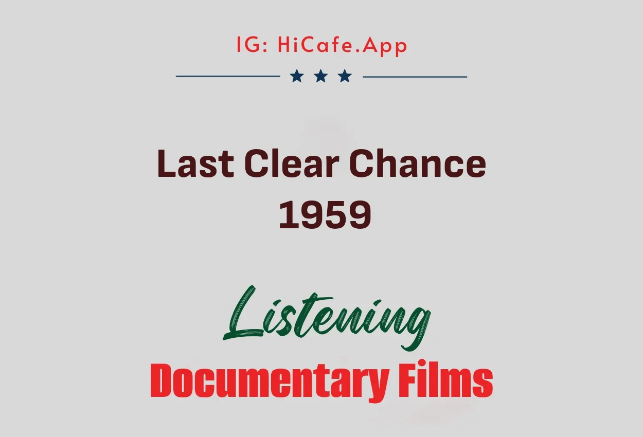 Last Clear Chance 1959